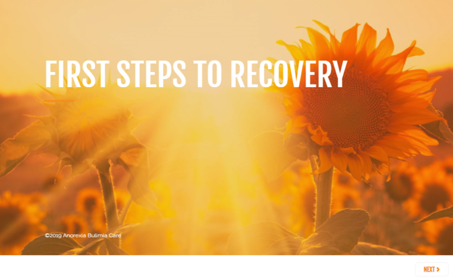 First steps to recovery